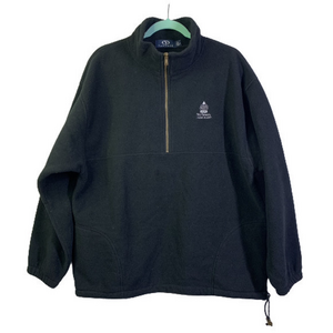 VANTAGE Black Trump Taj Mahal‎ Casino Half-Zip Fleece Pullover